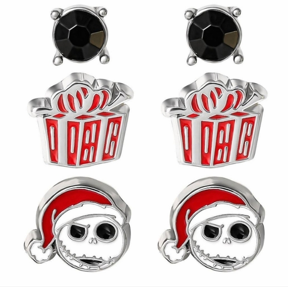 Disney Nightmare Before Christmas Stud Earrings Nwt - Picture 3 of 4